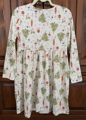Nutcracker Ballet Long Sleeve T-Shirt Dress Girl’s L 10-12 Plus Cream Christmas - Bild 5 von 8