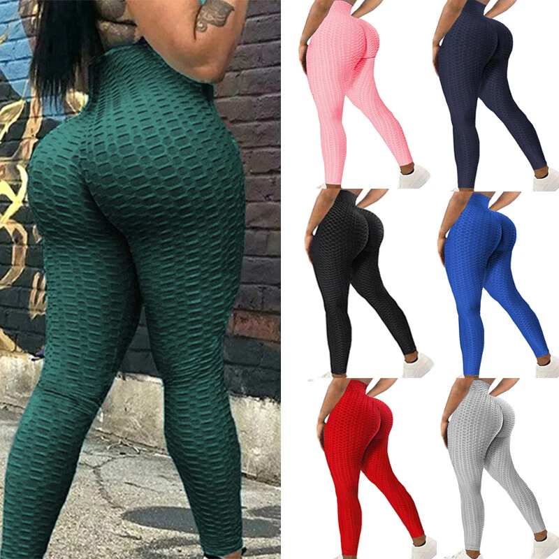 Sports Pants Ruched Butt Lifting High Waist Yoga Pants Stretchy