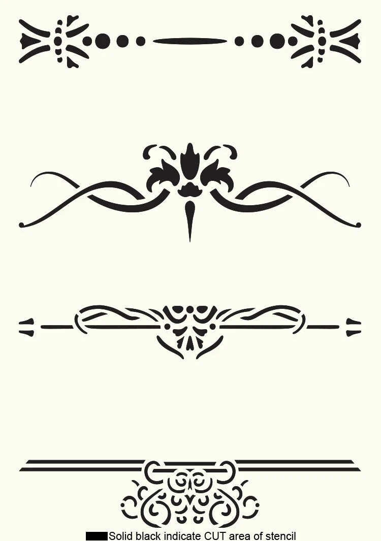 Share more than 165 scroll cake stencil latest kidsdream.edu.vn