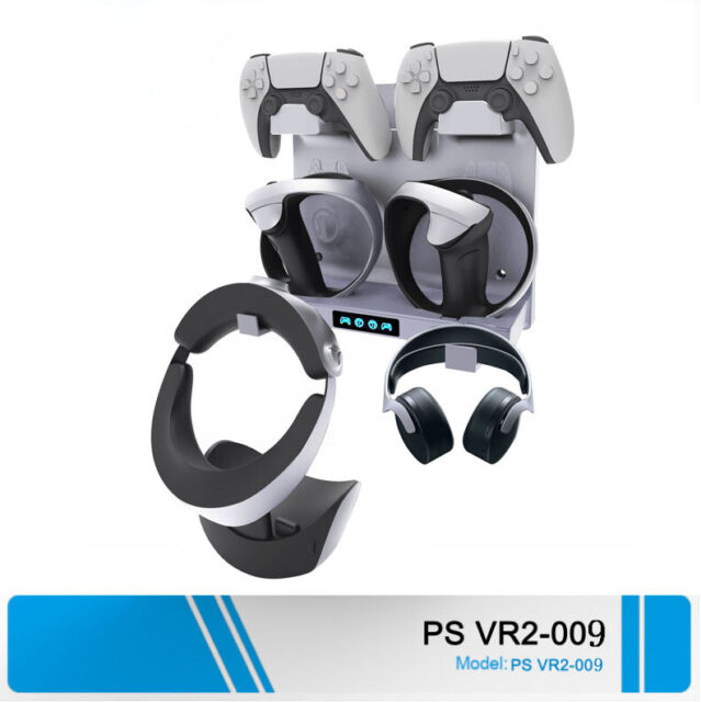 For PS VR2 Controller Charging Base for PS5 Controller Charger VR Helmet Holder