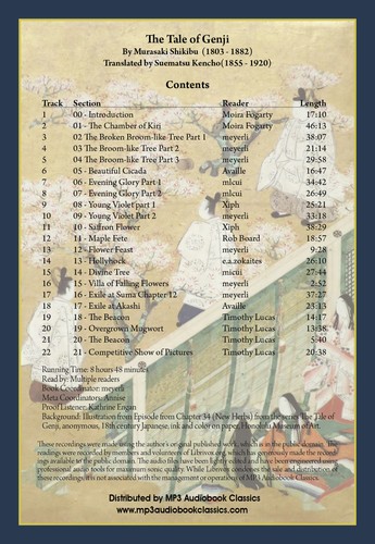 The Tale of Genji - Unabridged MP3 CD Audiobook in paper sleeve - Imagen 4 de 7