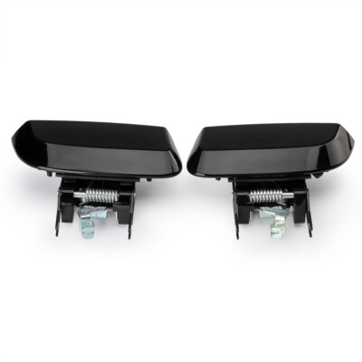 Rear Left & Right Door Handle Set For 2005-2012 Nissan Pathfinder 4.0L / 5.6L – Black Plastic, Slaction