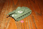 Timmee/Processed Plastic Army M48 Patton Tank with Intact Antenna - Marx, MPC