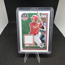 2022 Panini USA Baseball Stars & Stripes Materials Derek Curiel #USAM-DK 0m72