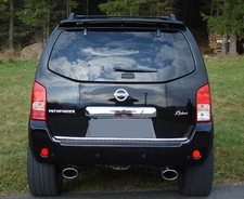 FOX Sportendrohranlage Nissan Pathfinder R51 Bj. 2004-2013, Endrohr 140x90 re/li