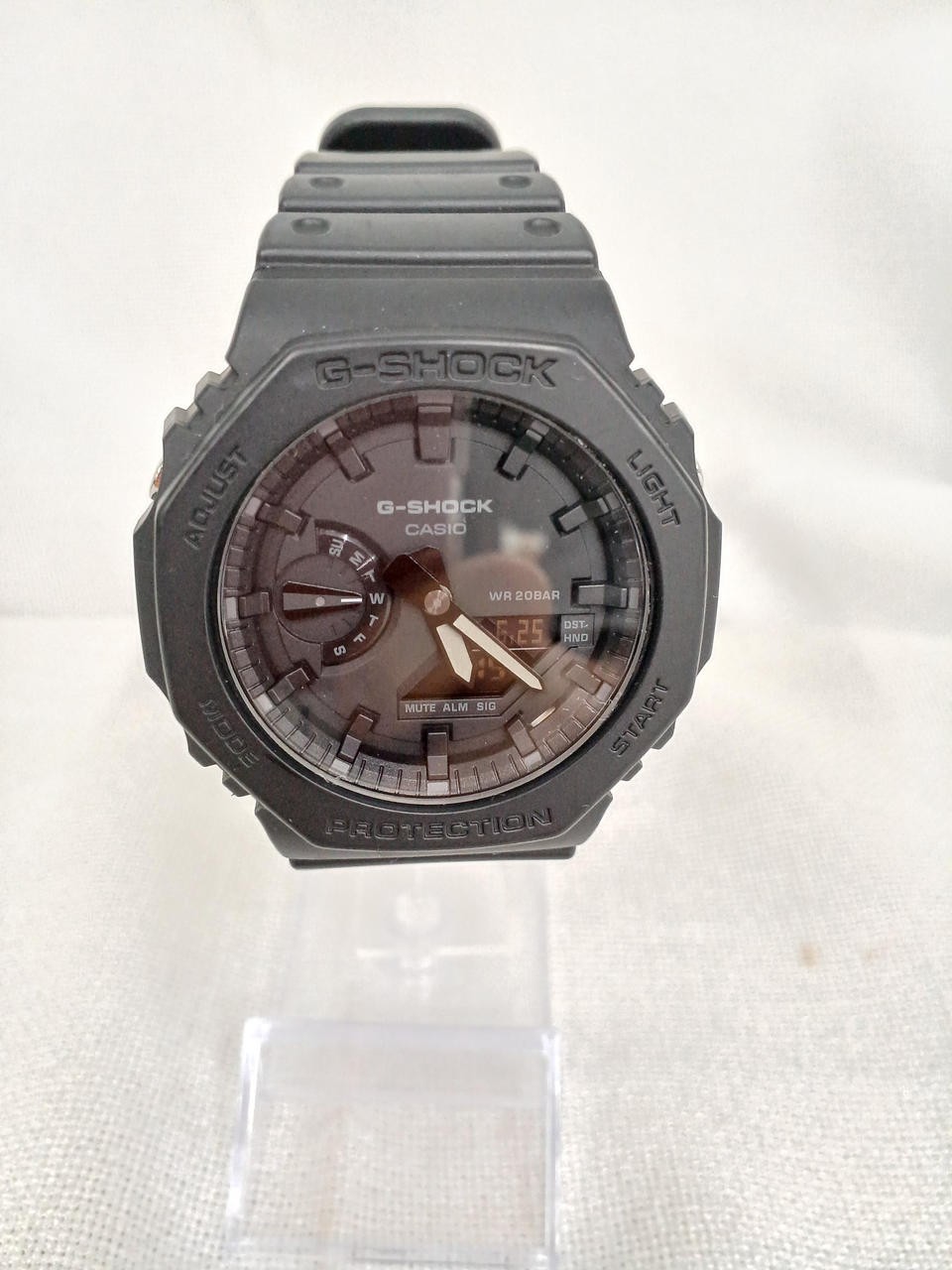 CASIO GA-2100 G-SHOCK Black Resin Analog-Digital Watch 727426