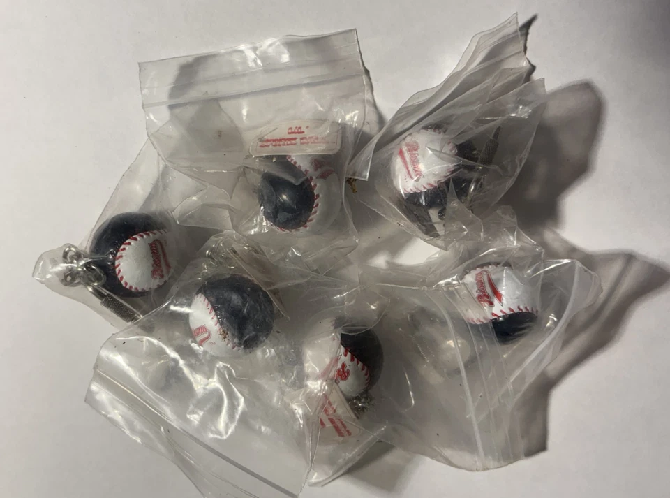 6 J.F. Llaveros deportivos de béisbol Buffalo Bison Foto 2 de 4