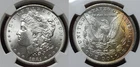 1881 O Morgan Silver Dollar $1 NGC MS 64 Golden Reverse Toning