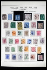 FINLAND 1856-1959 Fine Quality w/ Signed Stamp Copllection