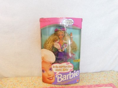 1991 Teen Talk Barbie Deutsch Mattel 4767 Ich Spreche Mit Dir German