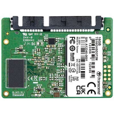 Transcend HSD372M 16 GB Interne Half-Slim SSD Industrie SATA III Industrial