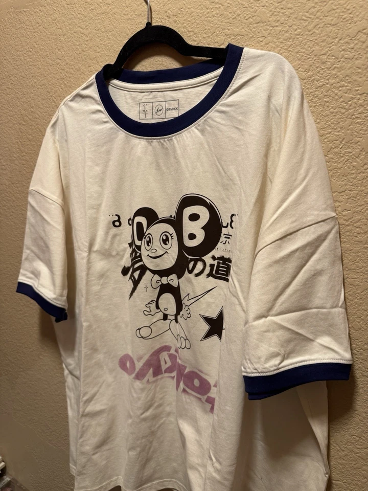 Nueva Camiseta Travis Scott Cactus Jack x Fragment x Murakami Tokyo Timbre Talla XL Foto 4 de 4