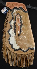 Custom Made Leather Chinks/Hair On Cowhide/New Chaps/Made In USA