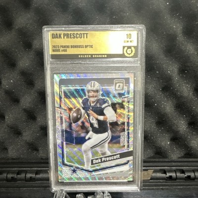 Panini 2023 Donruss Optic Dak Prescott Wave Prizm /300 #46 Cowboys GG 10