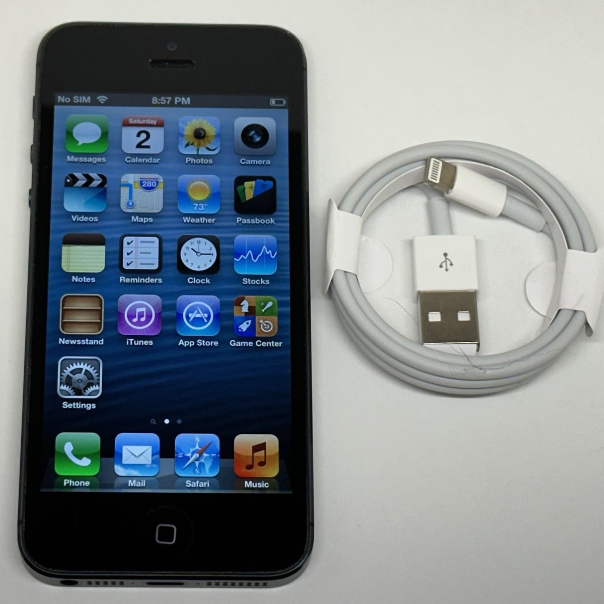 Apple - iPhone5 中古 📱 Apple iPhone 5 16GB - Unlocked Black white Grade A
