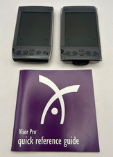 Lot of 2 Handspring Visor Pro Palm OS PDAs w/ Manual   Untested As-Is