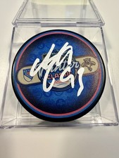 MIKA ZIBANEJAD SIGNED NEW YORK RANGERS 2026 WINTER CLASSIC LOGO HOCKEY PUCK CASE