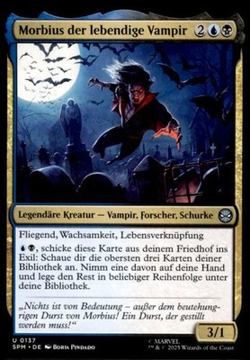 Morbius der lebendige Vampir # 137 SPM MTG Magic Deutsch