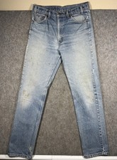 Vintage Levi s 505 Orange Tab Jeans Mens 32x33 USA Made 20505-0217