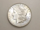 1887-P $1 MORGAN SILVER ONE DOLLAR GEM BU