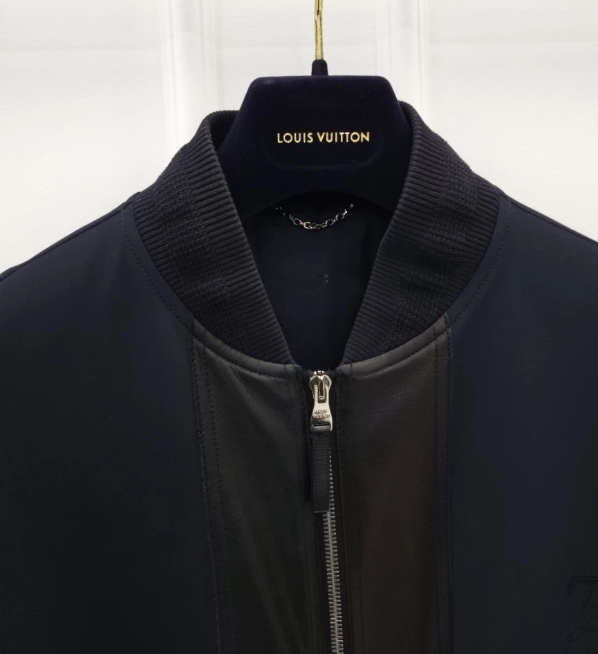 LOUIS VUITTON（LV） Giacca Louis Vuitton in pelle color block 50 120531334