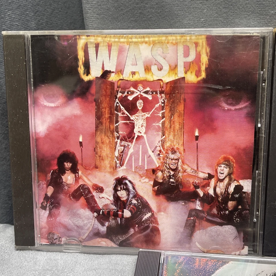 WASP 80’s Heavy Metal 4 CDs Lot Bundle W.A.S.P. Double Live Assassins Headless Foto 2 de 4