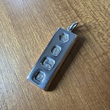 Vintage Sterling Silver Ingot.  28.83g - 925
