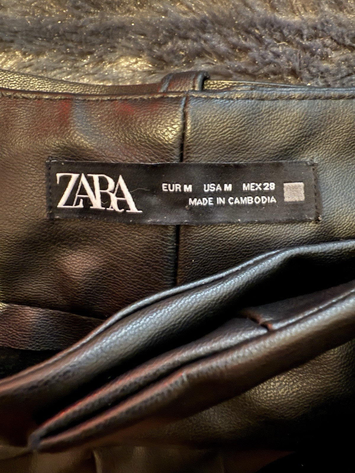 Zara Women's Faux Leather Pants