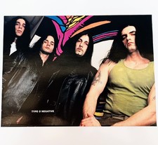 TYPE O NEGATIVE~1996 POSTER~ORIG FULL PAGE MAGAZINE PINUP CLIPPING~PETER STEELE
