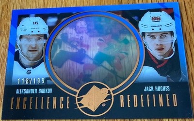 2024-25 SPX Excellence Redefined Aleksander Barkov / Jack Hughes Blue /199