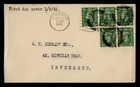 DR WHO 1941 GB FDC KGVI BLOCK R78659