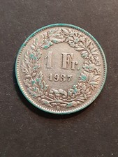 Schweiz - 1 Franken - 1937 - Silber