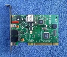 Clone V56725-RA 56K Data/Voice/fAX PCI Vintage Retro Dual Port Modem Card