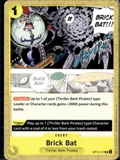 Brick Bat OP14-117 The Azure Sea's Seven Release Event Cards One Piece NM