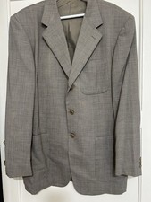 Pal Zileri Men’s Brown 100% Wool Blazer Jacket Sz 52 VGC
