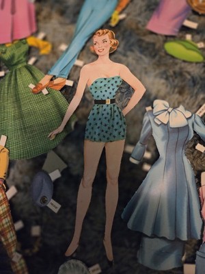 Trixie Paper Doll  Clothing Outfit Pieces, 1 Page, 5+
