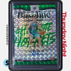 2025 TOPPS FINEST LIAM MCNEELEY BASELINE ROOKIE AUTO GREEN GEOMETRIC REFR. /75