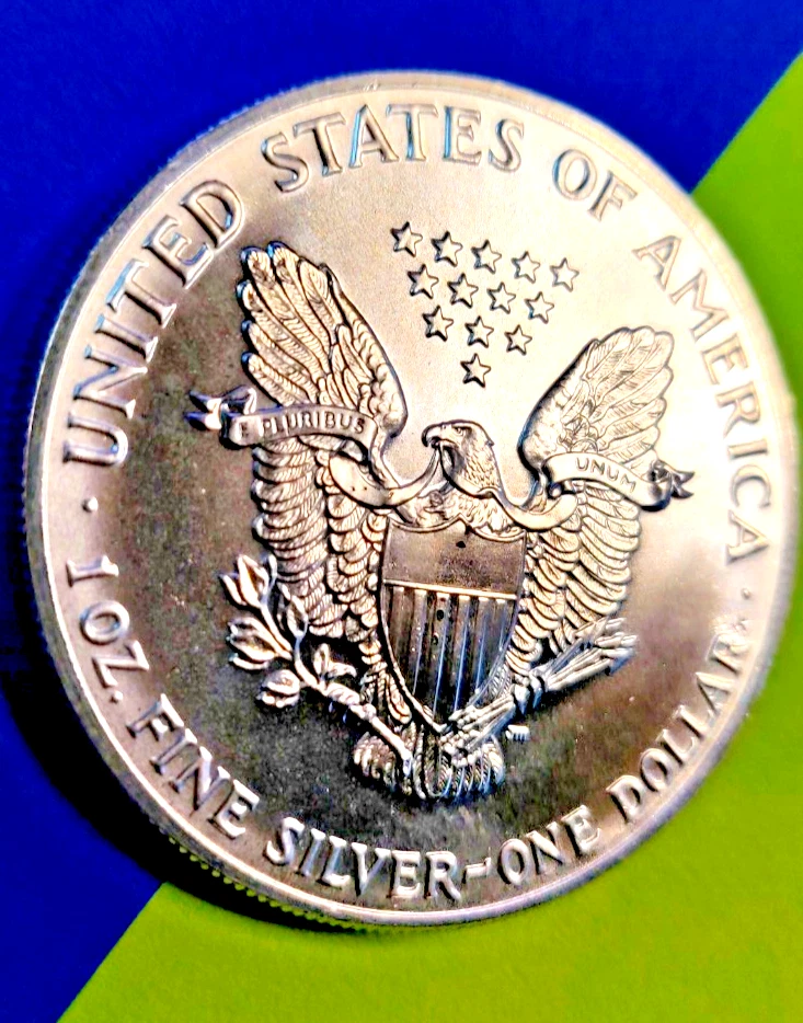 1989 SILVER EAGLE HOTTIE!! THESE KEEP GOING UP UP UP! DON'T GET LEFT BEHIND!! - Image 2 of 3