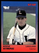 1989 Star Lakeland Tigers STEVE STRONG RC TIGERS UNIV OF ARIZONA KANSAS CITY MO