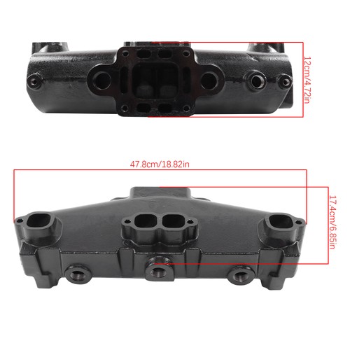 Exhaust Manifold Assembly For Mercruiser 1983-2002 5.0 305 5.7 350 18-1953-2 - Foto 2 di 15