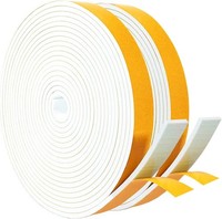 Dichtungsband Selbstklebend 20Mm X 3Mm 10M Schaumstoff Gummidichtung Weiß