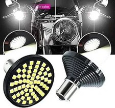 Motorcycle 1156 LED Turn Signal Bulbs Super Bright 60 3030SMD Chips 2 inch BA15S