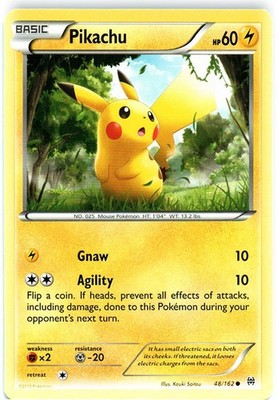 Pikachu - 48/162 - Common - Lightly Played