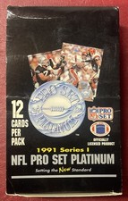 This Item Is A Hobby Box Of 1991 Pro Set Platinum Series 1 NFL FOOTBALL CARDS 