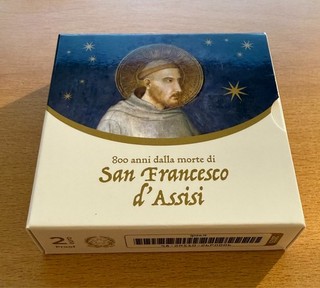 Italien 2 Euro 2026 PP Franz von Assisi Polierte Platte Proof Bestzustand