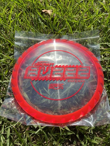 Discraft CryZtal Flx Fuzed Buzzz BuzzzSaw 179 Disc Golf Midrange Ice/Red Rim NEW - Picture 2 of 24