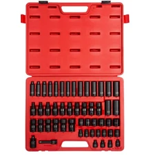 Sunex Tools 3351 3/8" Drive Metric Impact Socket Set, 51-Pieces