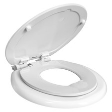 Round Toilet Seat Removable Toddler Seat Soft Close Heavy Duty Potty Train