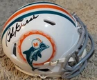 BOB GRIESE SIGNED AUTOGRAPHED MIAMI DOLPHINS MIN HELMET TRISTAR CERTIFIED AUTO