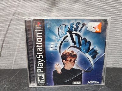 2001 The Weakest Link PS1 Video Game Sony PlayStation Complete w/ Manual CIB